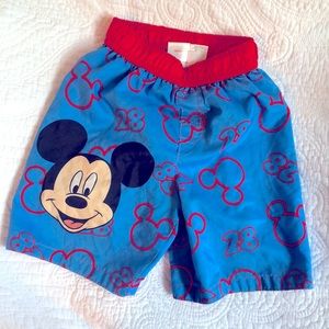 Boys Mickey Mouse swim trunks
